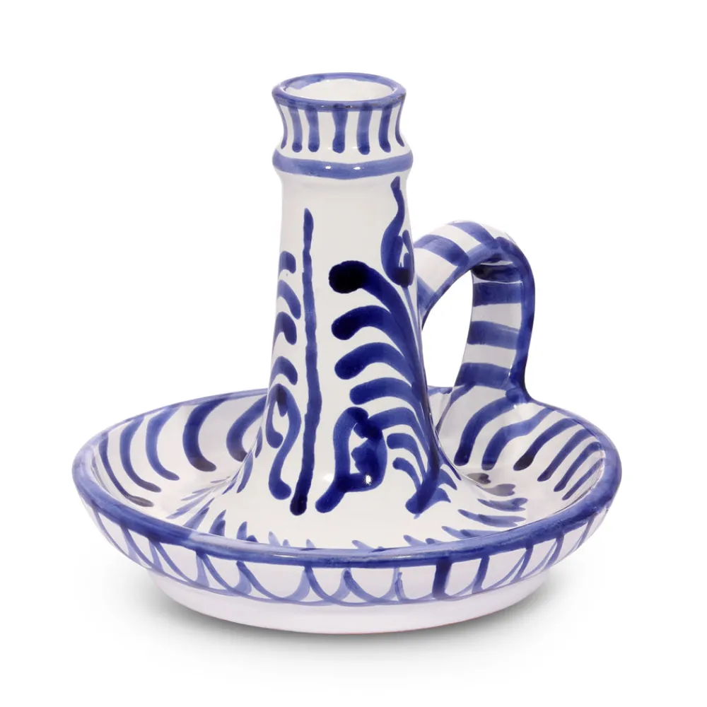 Pomelo Casa Candles|Casa Azul Candlestick with Hand-Painted Designs