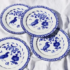 Pomelo Casa Dinnerware|Casa Azul Dinner Plate with Traditional Designs