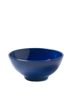 Pomelo Casa Dinnerware|Casa Azul Medium Bowl with Blue Glaze
