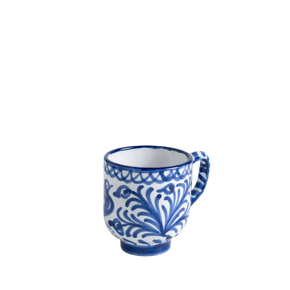 Pomelo Casa Dinnerware|Casa Azul Mug with Hand-painted Designs