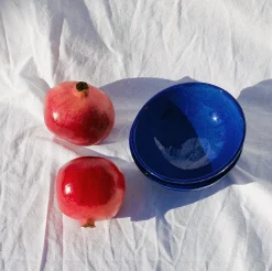 Pomelo Casa Dinnerware|Casa Azul Small Bowl with Blue Glaze