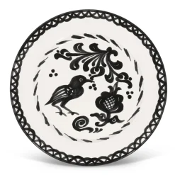 Pomelo Casa Dinnerware|Casa Blanca & Negra Dinner Plate with Traditional Designs