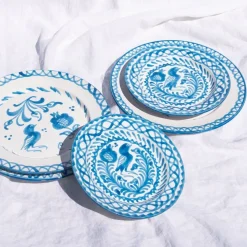 Pomelo Casa Dinnerware|Casa Celeste Salad Plate with Traditional Designs
