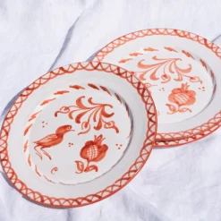 Pomelo Casa Dinnerware|Casa Coral Dinner Plate with Traditional Designs