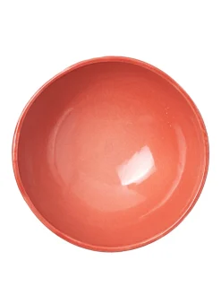 Pomelo Casa Dinnerware|Casa Coral Medium Bowl with Coral Glaze