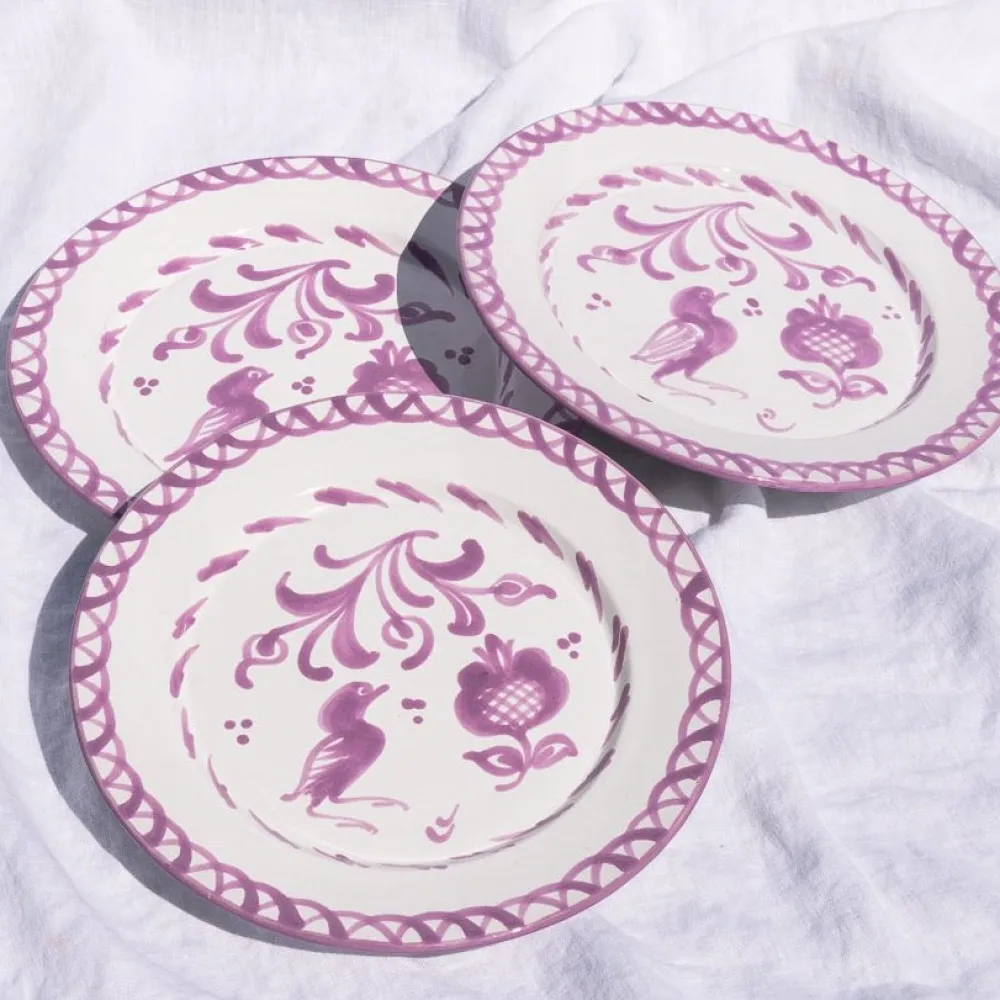 Pomelo Casa Dinnerware|Casa Lila Dinner Plate with Traditional Designs