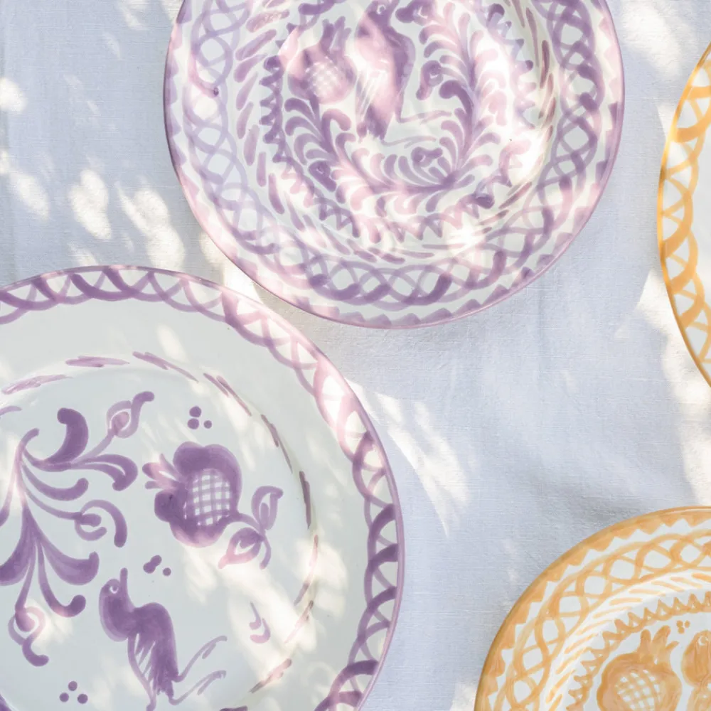 Pomelo Casa Dinnerware|Casa Lila Dinner Plate with Traditional Designs