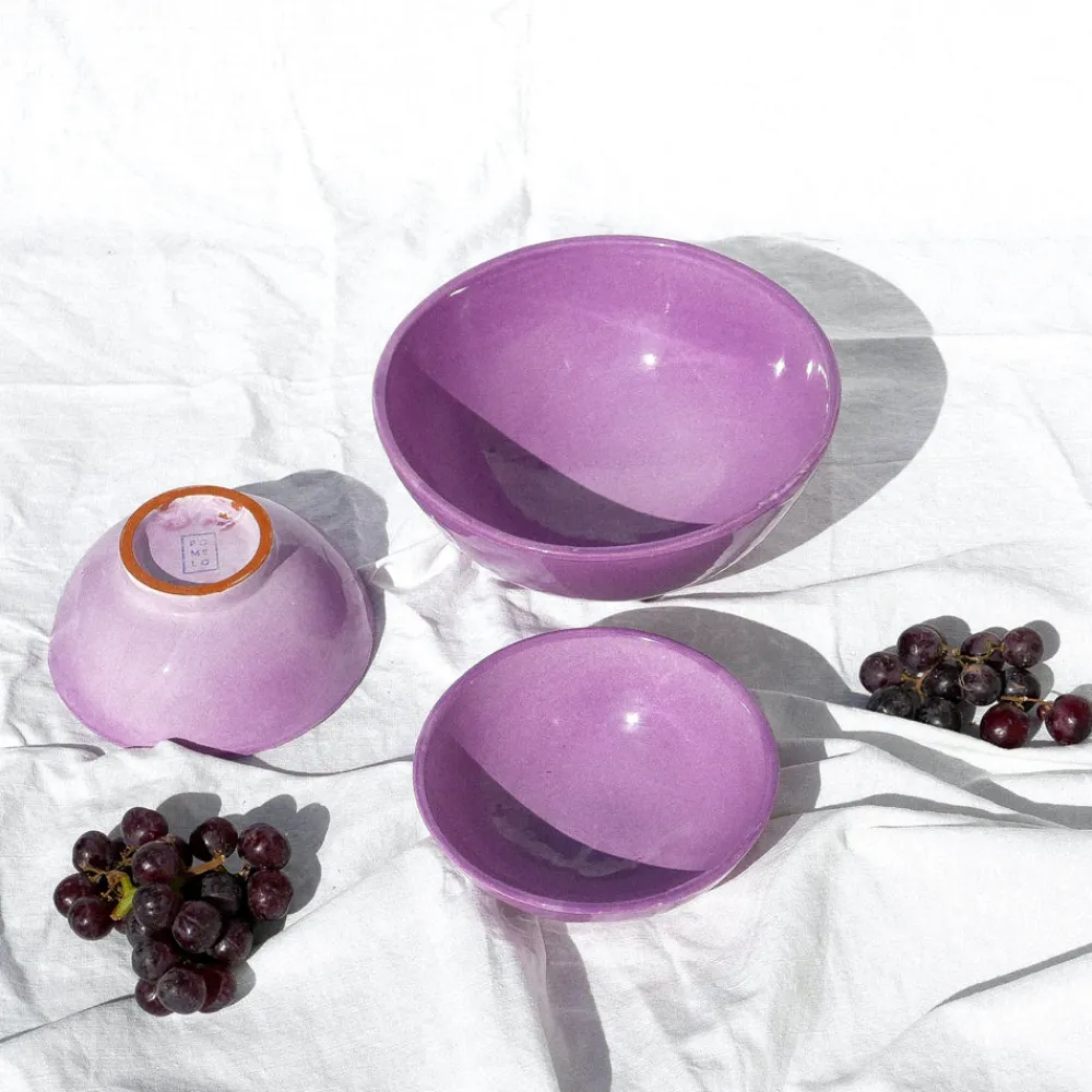 Pomelo Casa Dinnerware|Casa Lila Medium Bowl with Lilac Glaze
