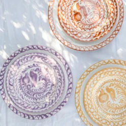 Pomelo Casa Dinnerware|Casa Lila Salad Plate with Traditional Designs