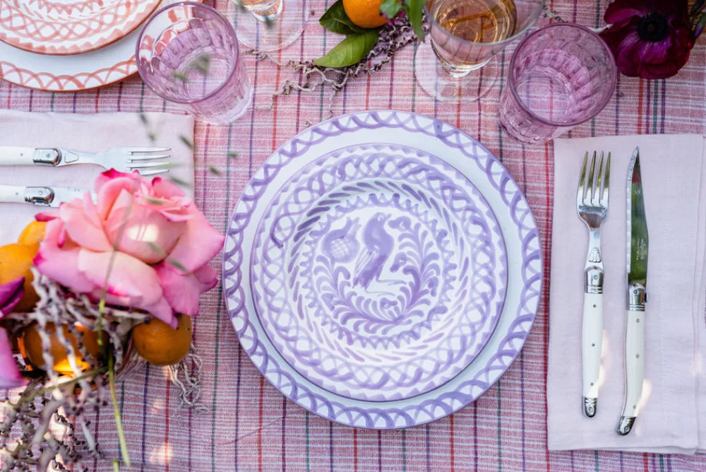 Pomelo Casa Dinnerware|Casa Lila Salad Plate with Traditional Designs