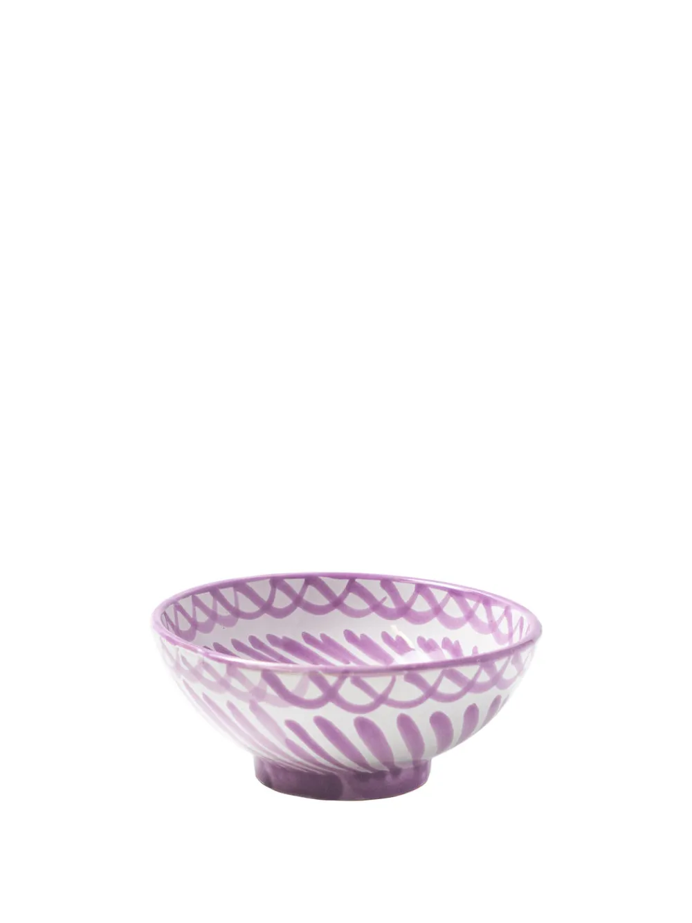 Pomelo Casa Dinnerware|Casa Lila Small Bowl with Hand-painted Designs