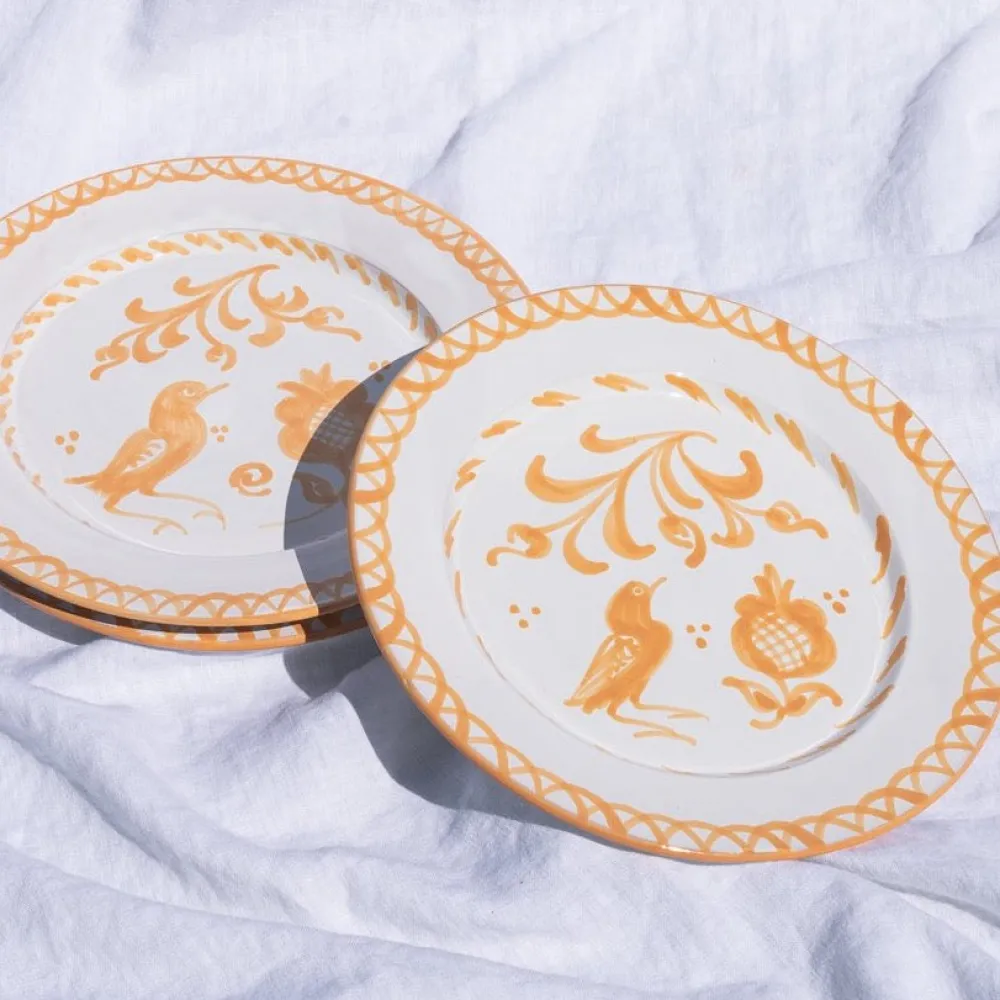 Pomelo Casa Dinnerware|Casa Melocoton Dinner Plate with Traditional Designs