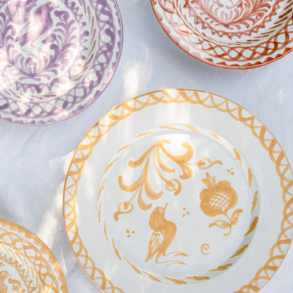 Pomelo Casa Dinnerware|Casa Melocoton Dinner Plate with Traditional Designs