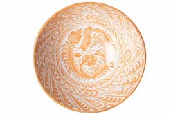 Pomelo Casa Dinnerware|Casa Melocoton Large Bowl with Hand-painted Designs