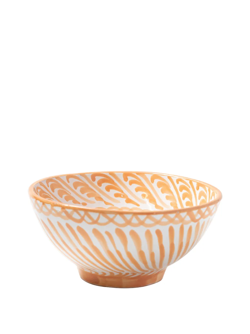 Pomelo Casa Dinnerware|Casa Melocoton Medium Bowl with Hand-painted Designs