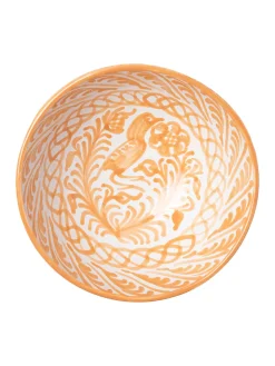 Pomelo Casa Dinnerware|Casa Melocoton Medium Bowl with Hand-painted Designs