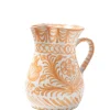 Pomelo Casa Dinnerware|Casa Melocoton Medium Pitcher with Hand-painted Designs