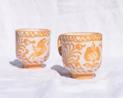 Pomelo Casa Dinnerware|Casa Melocoton Mug with Hand-painted Designs