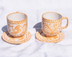 Pomelo Casa Dinnerware|Casa Melocoton Mug with Hand-painted Designs