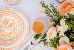 Pomelo Casa Dinnerware|Casa Melocoton Salad Plate with Traditional Designs