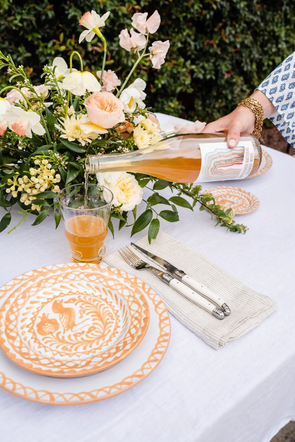 Pomelo Casa Dinnerware|Casa Melocoton Salad Plate with Traditional Designs