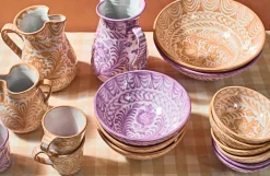 Pomelo Casa Dinnerware|Casa Melocoton Small Bowl with Hand-painted Designs