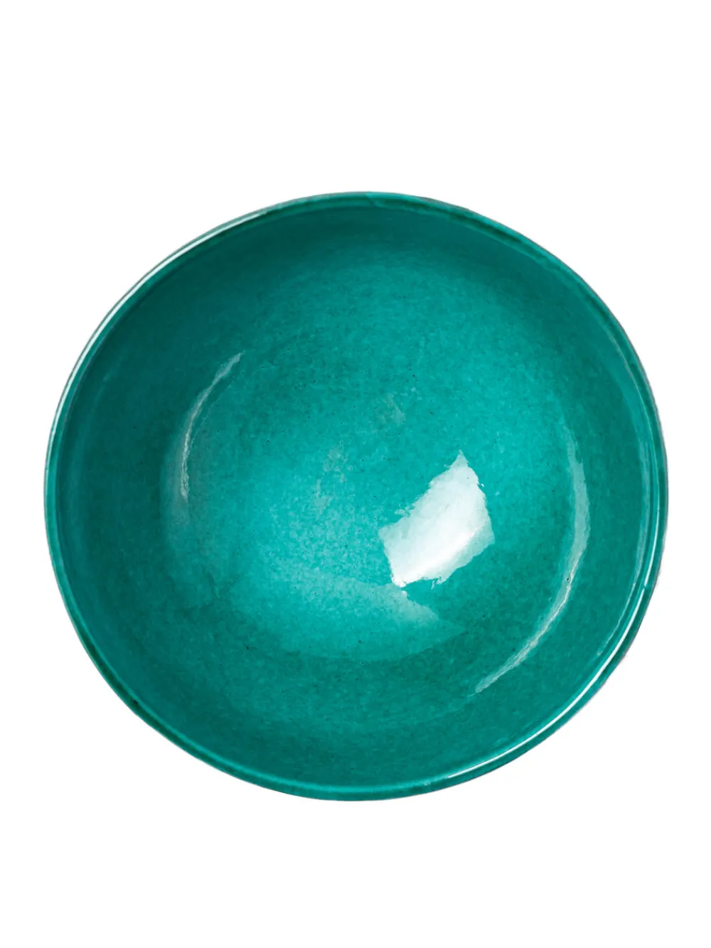 Pomelo Casa Dinnerware|Casa Verde Medium Bowl with Green Glaze