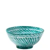 Pomelo Casa Dinnerware|Casa Verde Medium Bowl with Hand-painted Designs