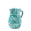 Pomelo Casa Dinnerware|Casa Verde Small Pitcher with Hand-painted Designs