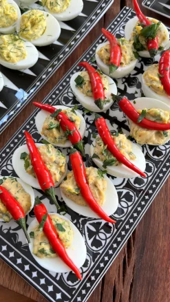 Caskata Dinnerware|Casablanca Sushi Tray, Set of 2