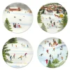 Caskata Dinnerware|X Felix Doolittle Winter Wonderland Plates