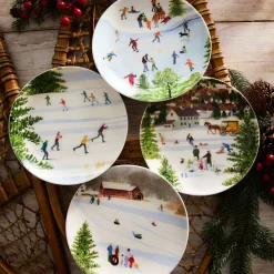Caskata Dinnerware|X Felix Doolittle Winter Wonderland Plates