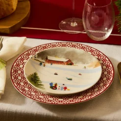 Caskata Dinnerware|X Felix Doolittle Winter Wonderland Plates