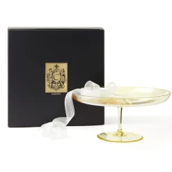 Caskata Glassware|Celia Citrine Cake Pedestal