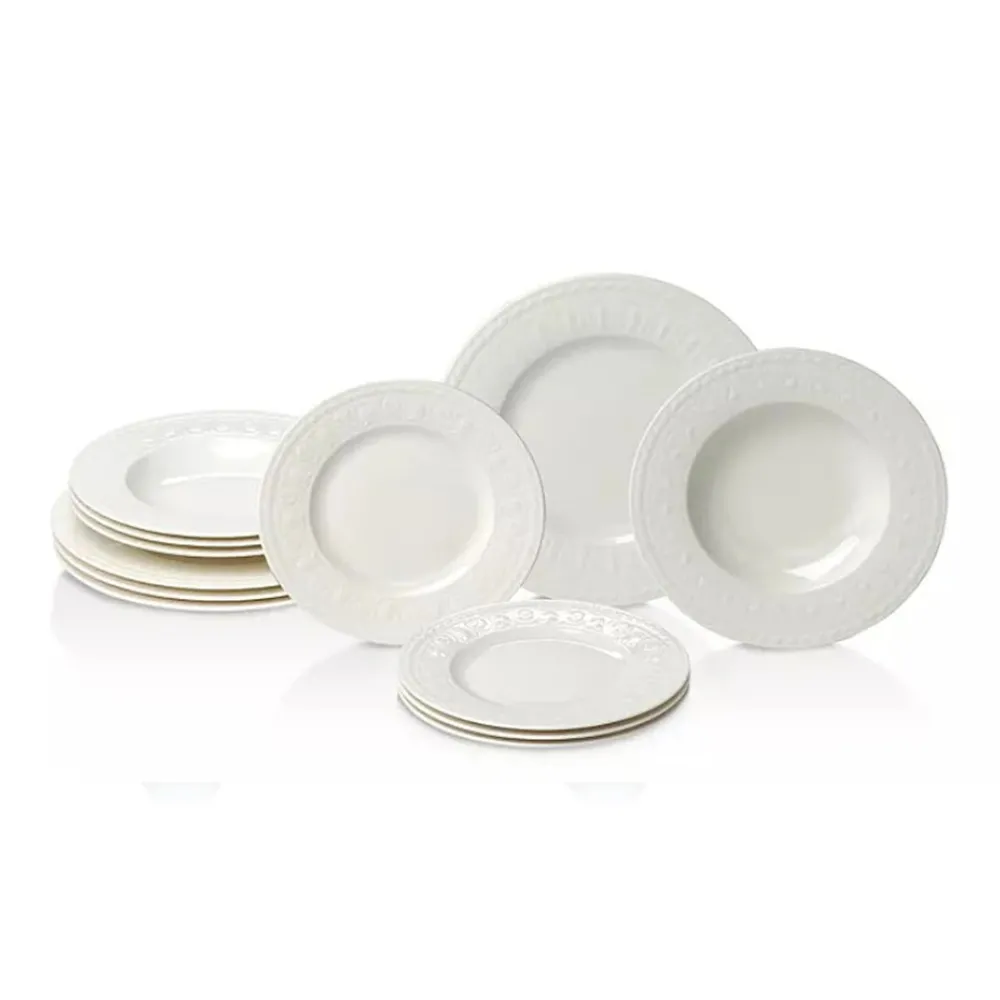 Villeroy & Boch Dinnerware|Cellini 12 Piece Set in White