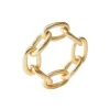 Kim Seybert Place Settings & Linens|Chain Link Napkin Ring in Gold, Set of 4