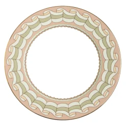 La DoubleJ Dinnerware|Charger Plate in Poseidon Dusty Pink