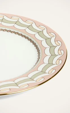 La DoubleJ Dinnerware|Charger Plate in Poseidon Dusty Pink