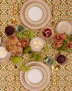 La DoubleJ Dinnerware|Charger Plate in Poseidon Dusty Pink