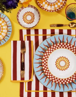 La DoubleJ Dinnerware|Charger Plate in Ra Sky Blue