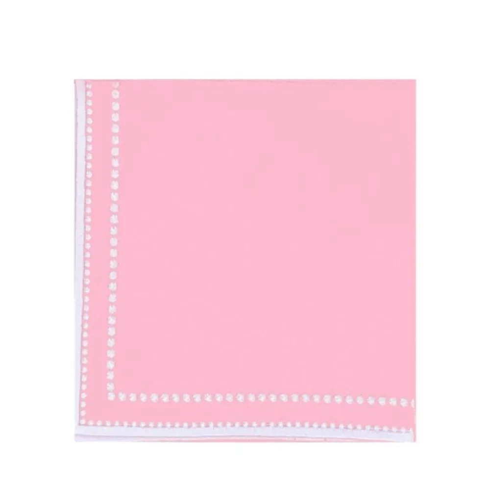 Flying Sheep Country Place Settings & Linens|Charlotte Napkin in Pink, Set of 4