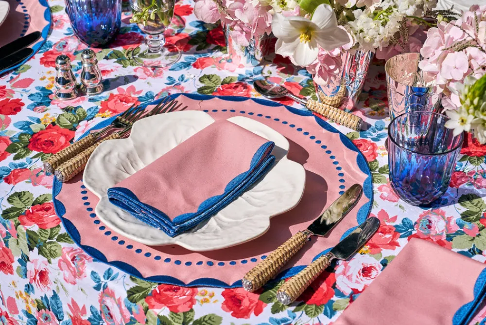 Loulou La Dune Place Settings & Linens|Charlotte Tablecloth
