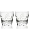 Caskata Glassware|Chatham Bloom Tumblers, Set of 2