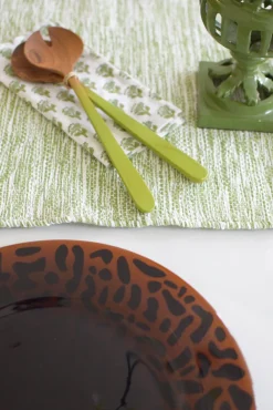 Maggie Bentley Designs Dinnerware|Cheetah Charger, Set of 4