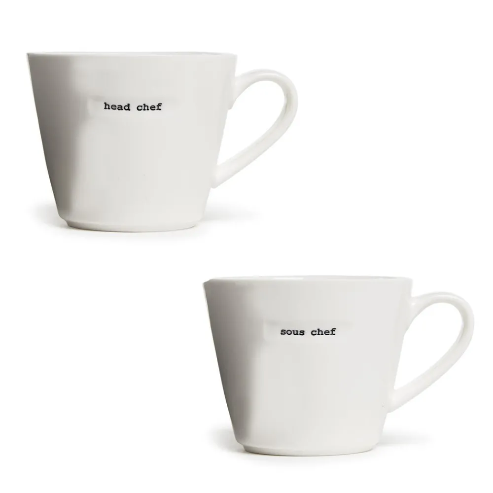 Two's Company Dinnerware|Chef Mugs in Gift Box, Set of 2