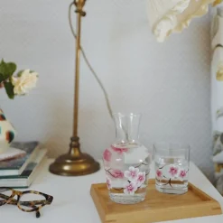 Petra Palumbo Glassware|Cherry Blossom Carafe And Tumbler