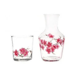 Petra Palumbo Glassware|Cherry Blossom Carafe And Tumbler