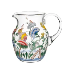 Lobmeyr Glassware|Chinese Flowers Water Pitcher