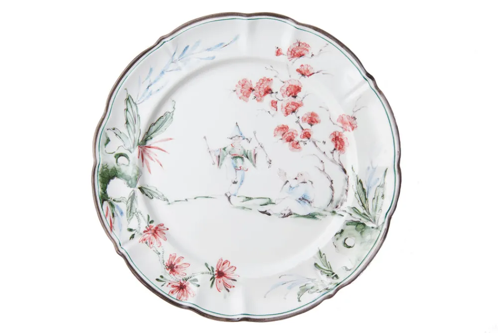 Laboratorio Paravicini Dinnerware|Chinoiserie Dinner Plates, Set of 12
