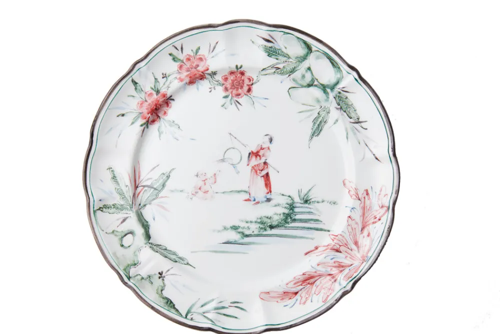 Laboratorio Paravicini Dinnerware|Chinoiserie Dinner Plates, Set of 12